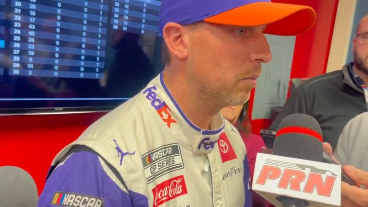 Denny Hamlin on if he's sat down with Bubba Wallace after Las Vegas incident