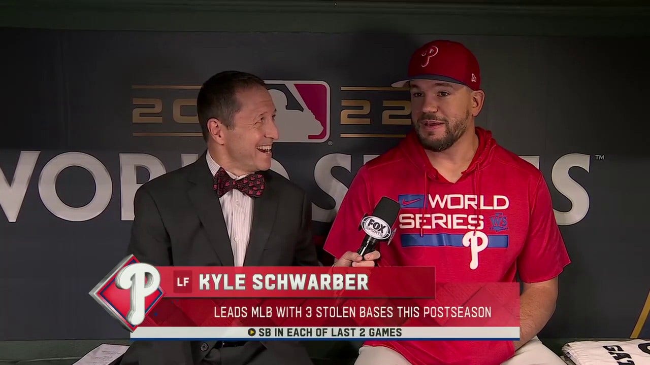 A brief look at Kyle Schwarber's introductory press conference - The Good  Phight