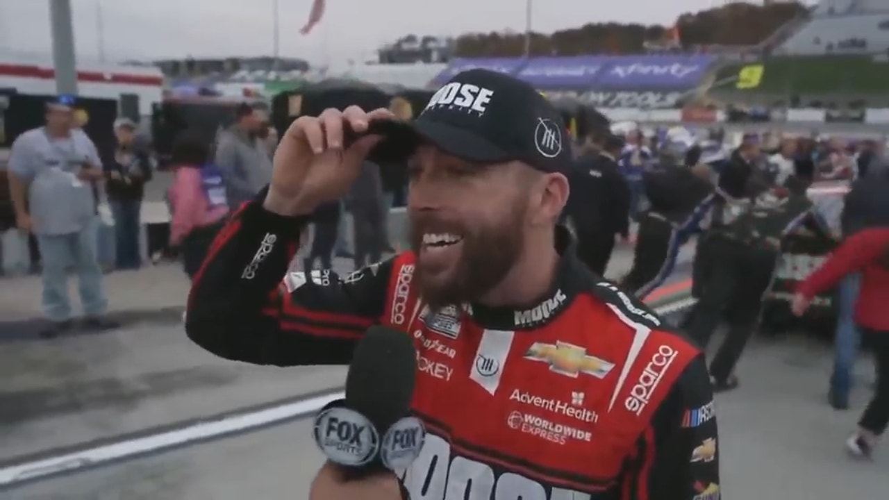 Ross Chastain on his wild final corner move at Martinsville