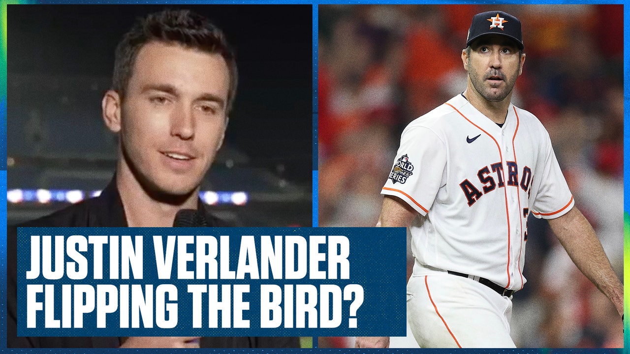 World Series: Houston Astros' Justin Verlander flipping the bird to Phillies fans? | Flippin' Bats