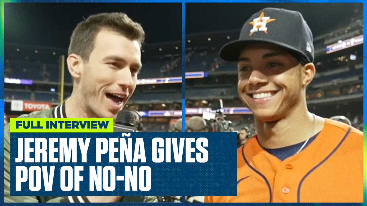 Jeremy Peña gives his POV from shortstop during Astros' combined no-hitter | Flippin' Bats