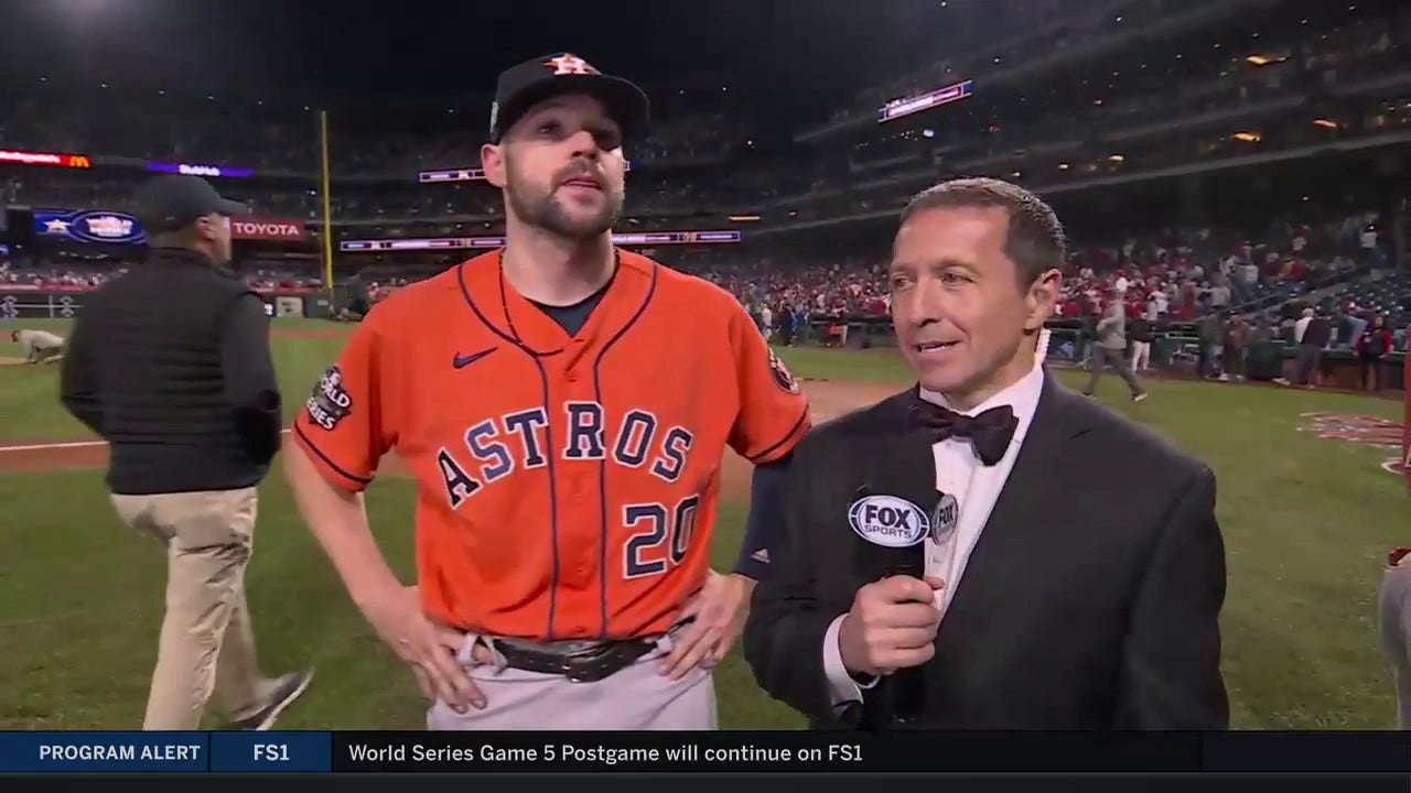 I thought he hit it out' - Astros' Chas McCormick talks about his  spectacular catch in the bottom of the ninth inning