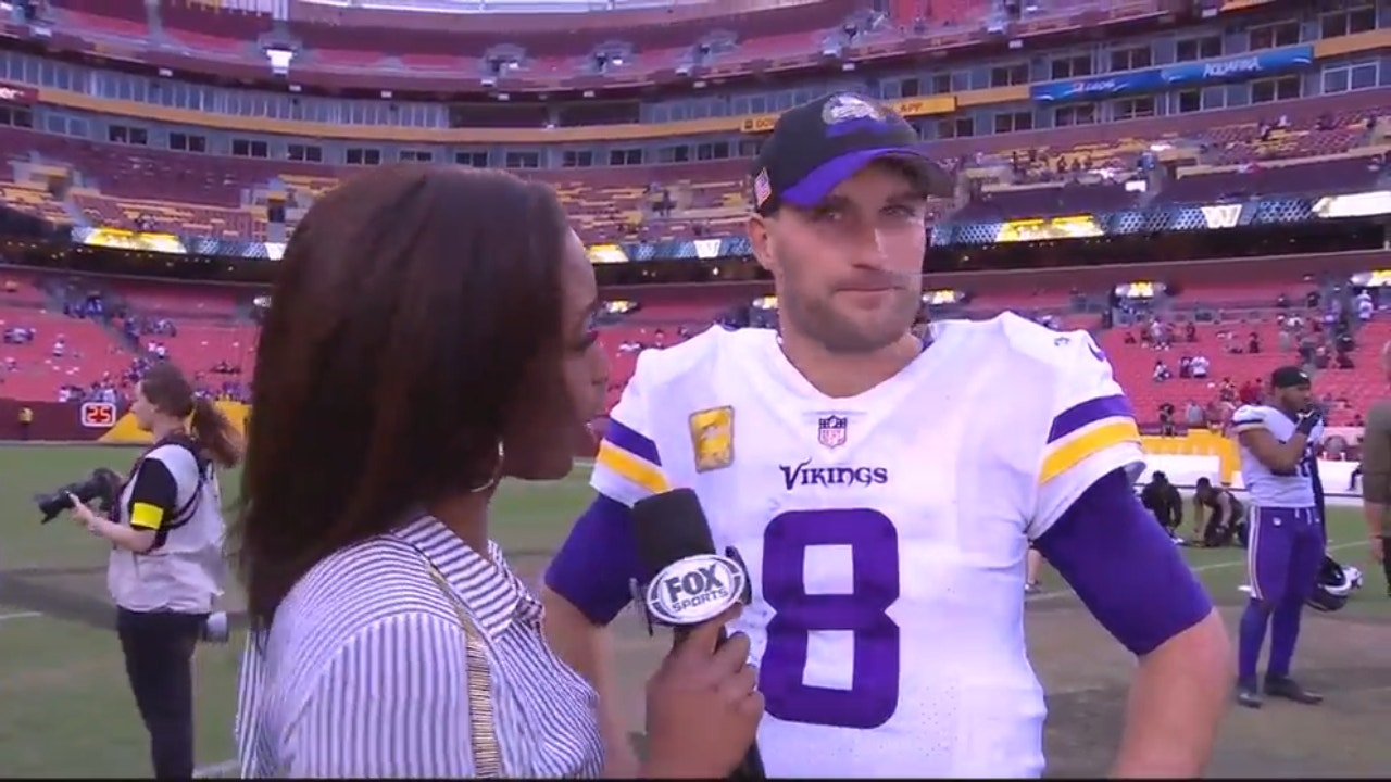 'We keep finding ways to win'- Kirk Cousins on turning the tides against the Commanders in comeback victory