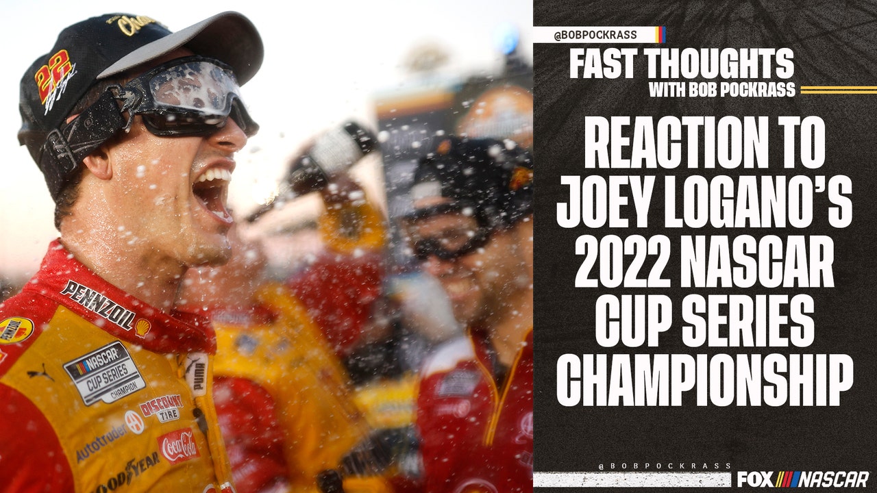 Fast Thoughts with Bob Pockrass: Why Joey Logano and his team were spraying champagne as Cup champions at Phoenix.