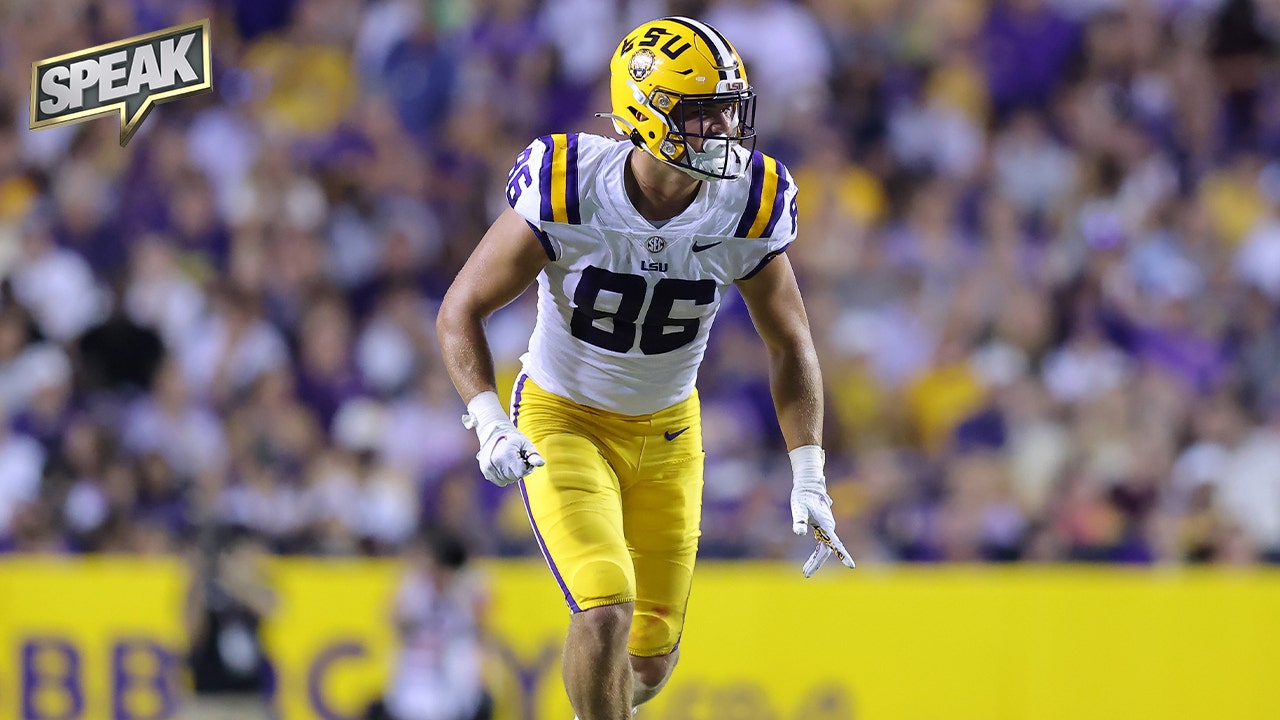 LSU's Mason Taylor catches GW two-point conversion to upset Alabama | SPEAK