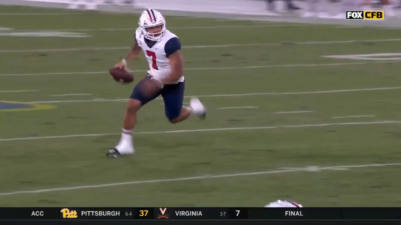 Arizona's Jayden de Laura throws a WILD TD vs. UCLA