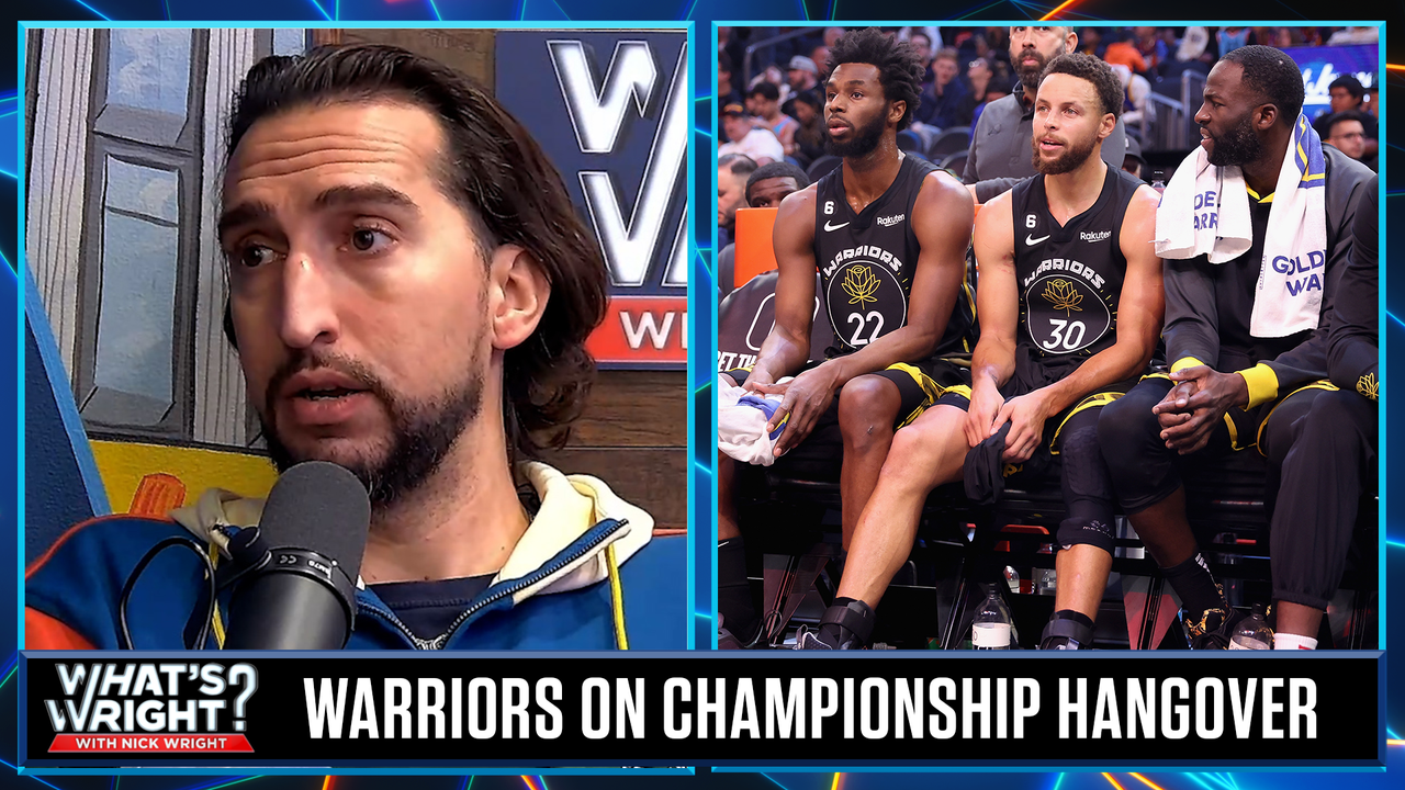 Nick is sounding the alarm on Warriors despite Steph Curry's dominance | What's Wright?