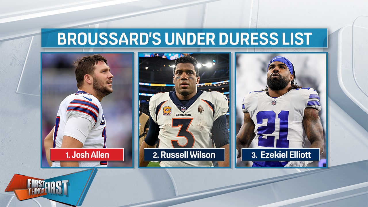 Russell Wilson, Josh Allen & Ezekiel Elliott are Under Duress in Week 11| FIRST THINGS FIRST