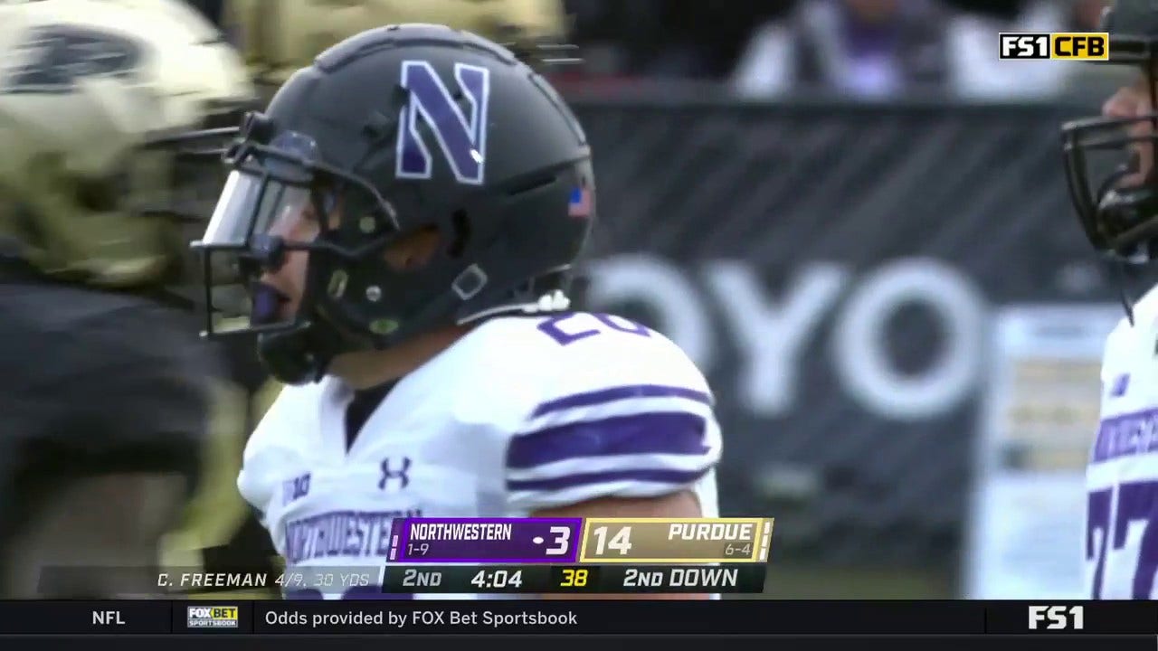 Payne Durham extends Purdue's lead with a 3-yard touchdown catch from Aidan O'Connell
