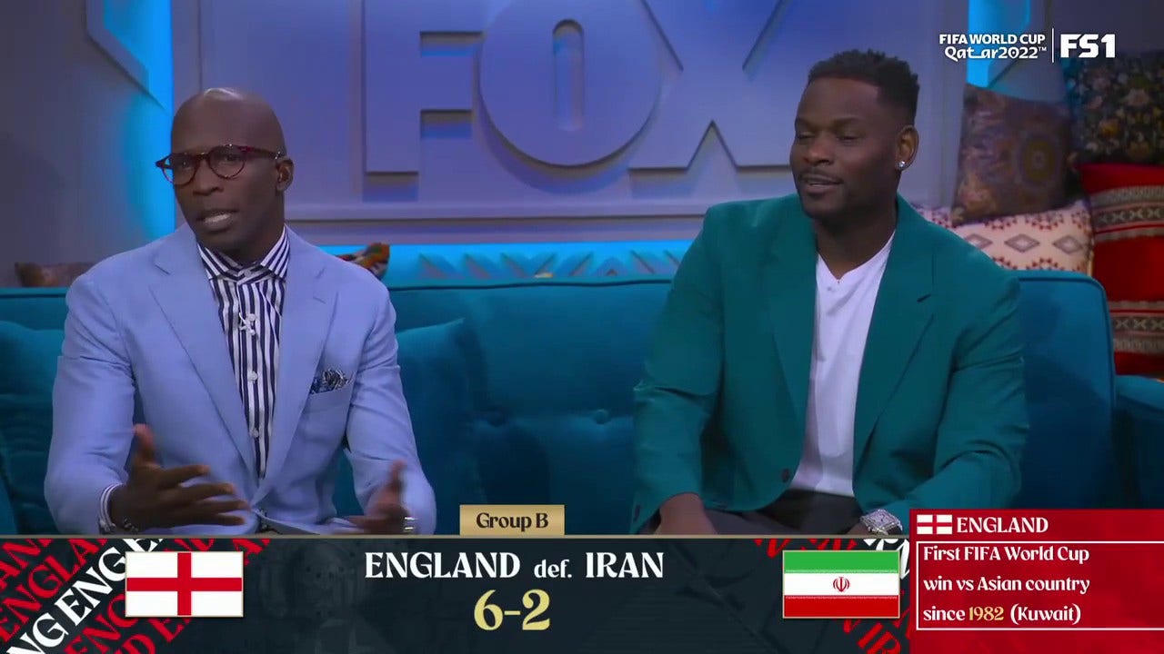 Chad Ochocino, FIFA World Cup Tonight crew react to Englands DOMINANT victory over Iran FOX Sports