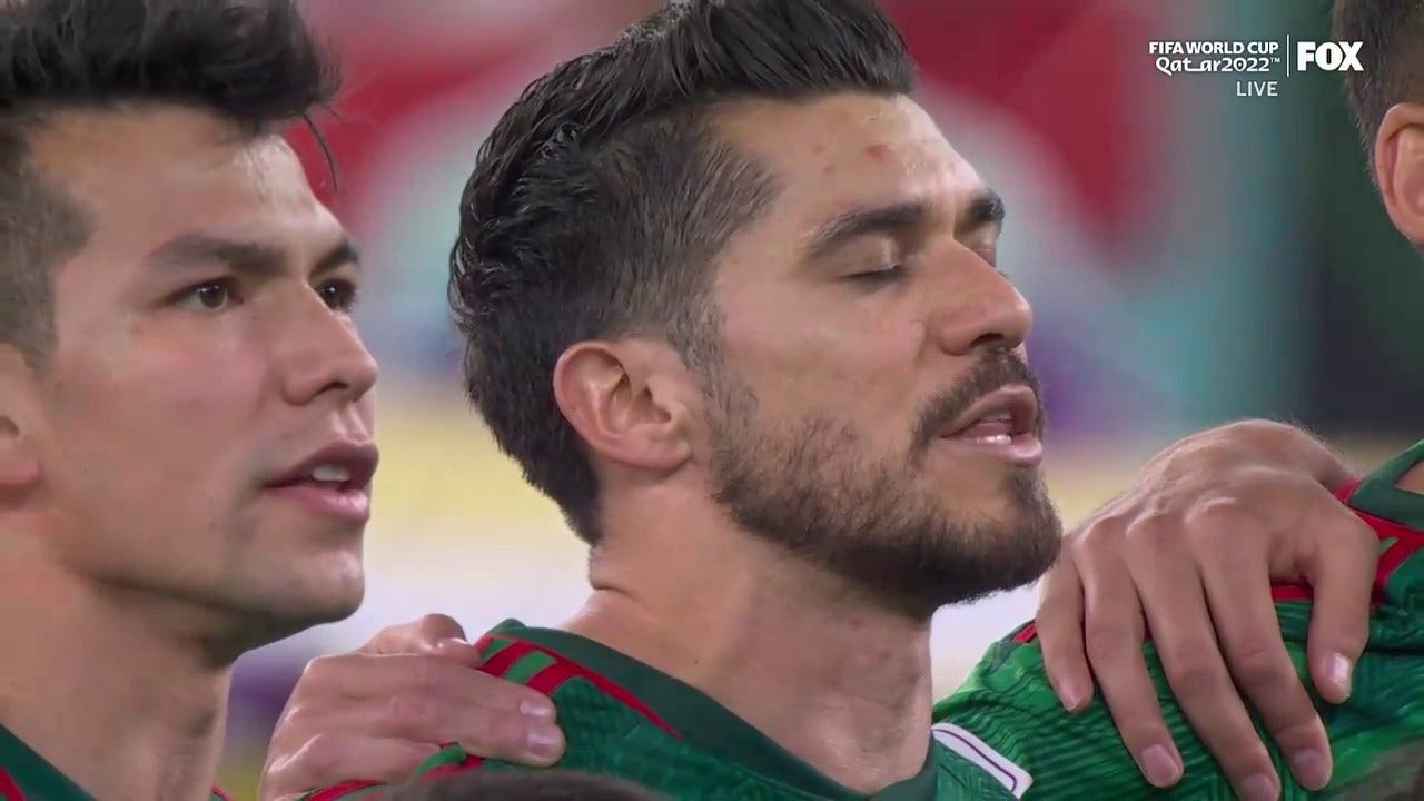 Mexico's National Anthem ahead of 2022 FIFA World Cup matchup with Poland | 2022 FIFA World Cup
