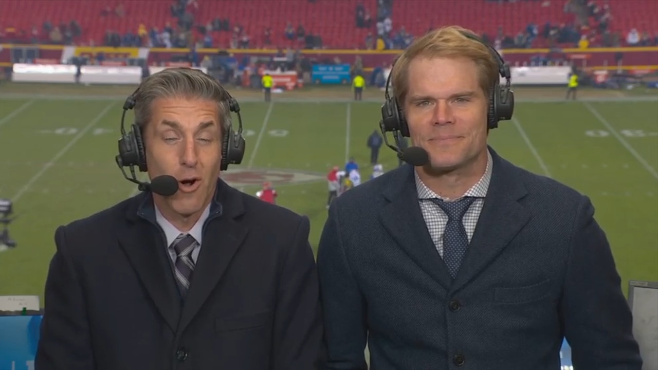 Who are the Chiefs-Bears football game announcers for today on FOX