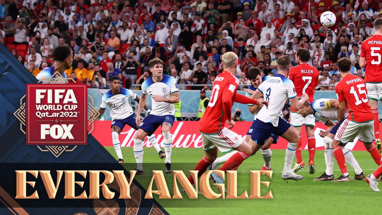 England's Marcus Rashford scores an UNREAL goal vs. Wales | 2022 FIFA World Cup | Every Angle