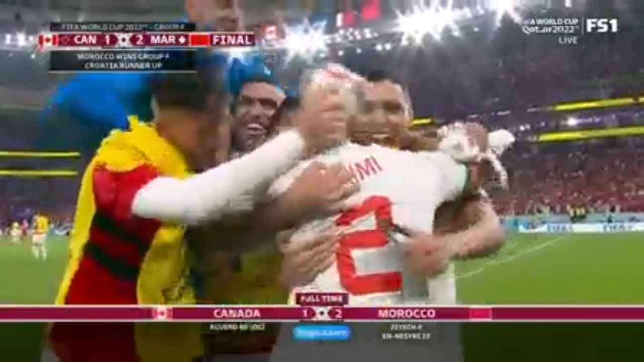 Morocco advances to the knockout stage for the first time since 1986 after defeating Canada 2022 FIFA World Cup FOX Sports