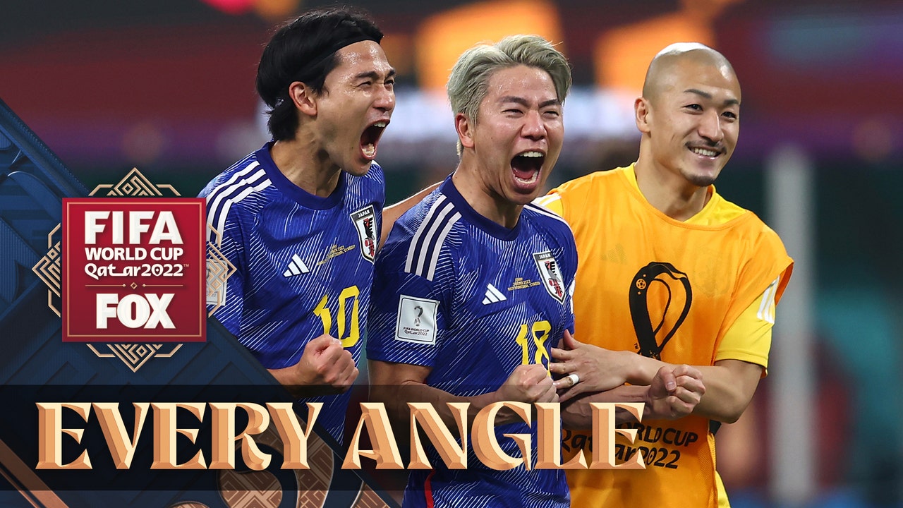 Japan's Takuma Asano scores a GAME-WINNING goal in the 2022 FIFA