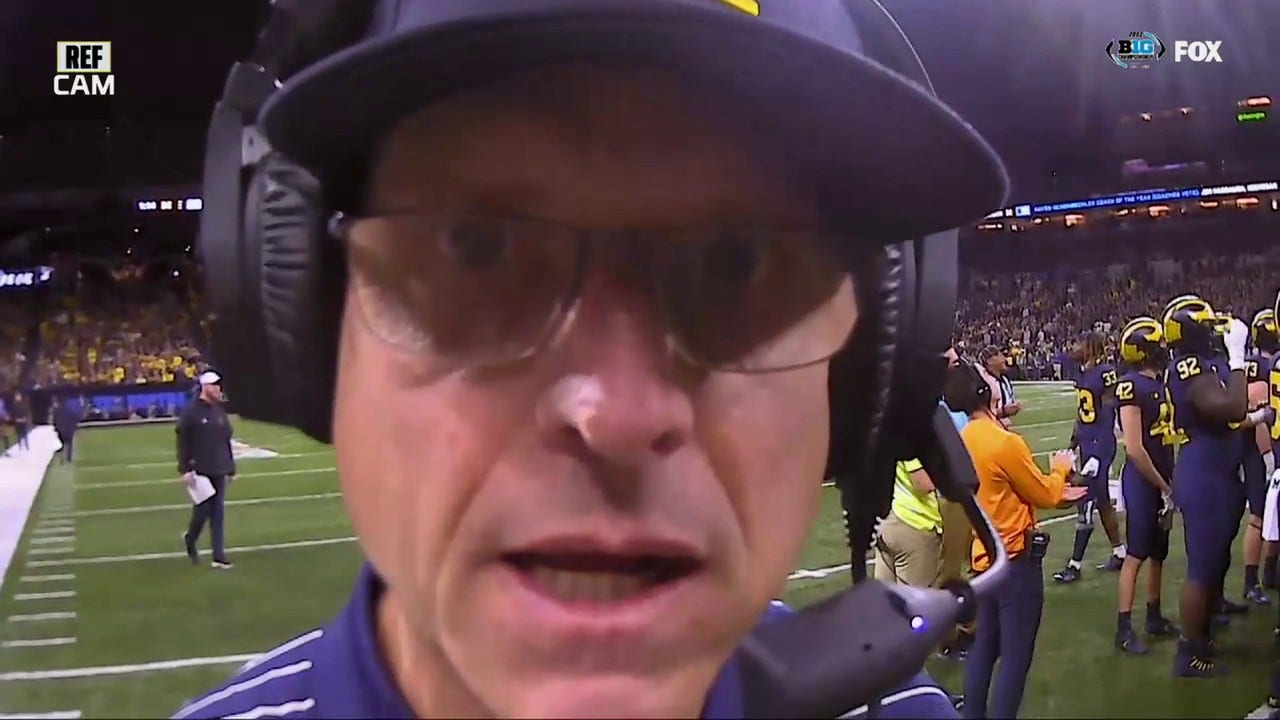 Face-to-face with Michigan Wolverines head coach,  Jim Harbaugh