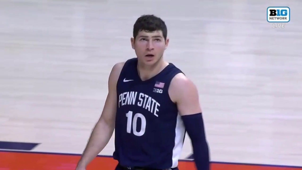 Penn State pulls off a 9-0 run with multiple three-point possessions vs Illinois