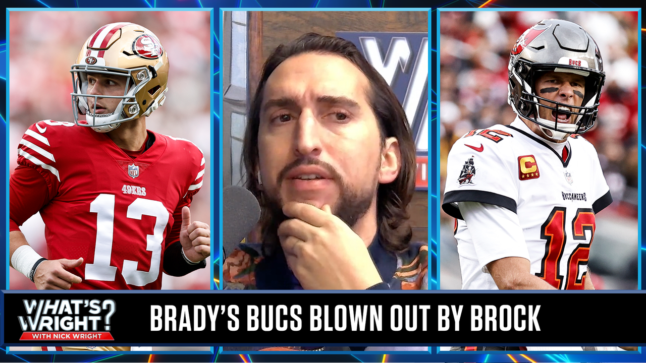 Brock Purdy was best QB of 49ers season vs. Brady's Bucs | What's Wright?