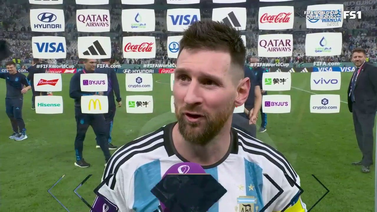 Lionel Messi reflects on Argentina's win over Croatia and his emotions heading into the World Cup final | FOX Soccer