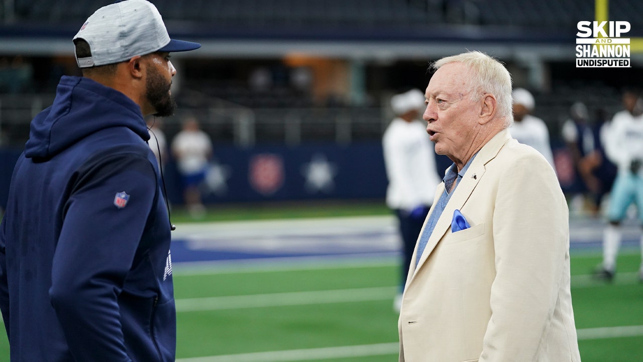 Jerry Jones on Dak Prescott: 'Aggressiveness does not have to include turnovers' | UNDISPUTED