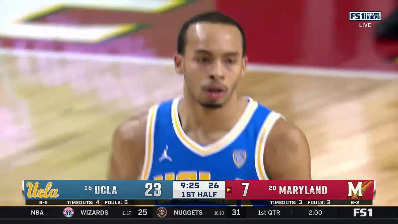 Amari Bailey slams home the transition bucket as UCLA starts hot