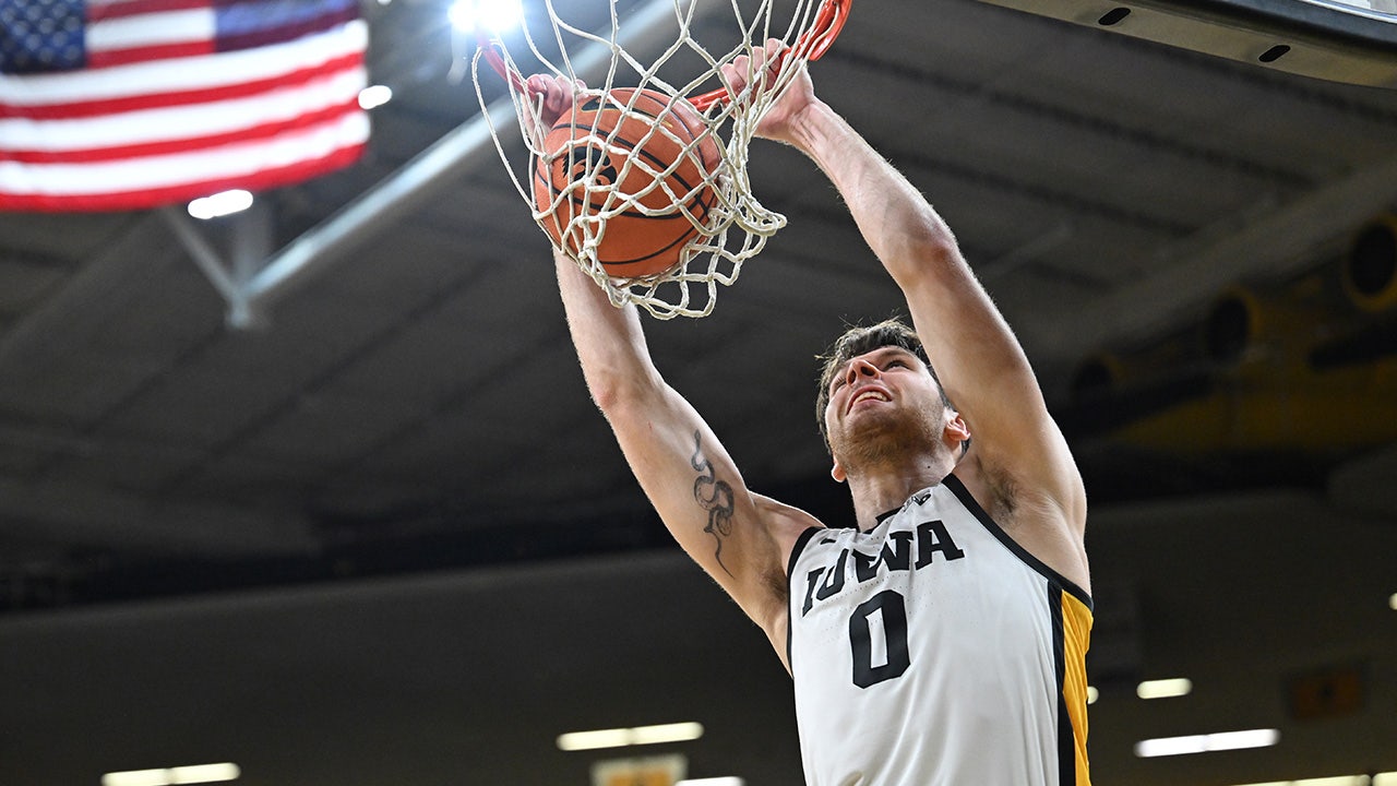 Iowa's Filip Rebraca carries the Hawkeyes to a commanding 106-75 win against SE Missouri State