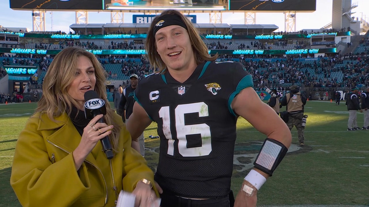 What this team has fought through this year' - Trevor Lawrence talks about  the Jaguars perseverance against the Cowboys