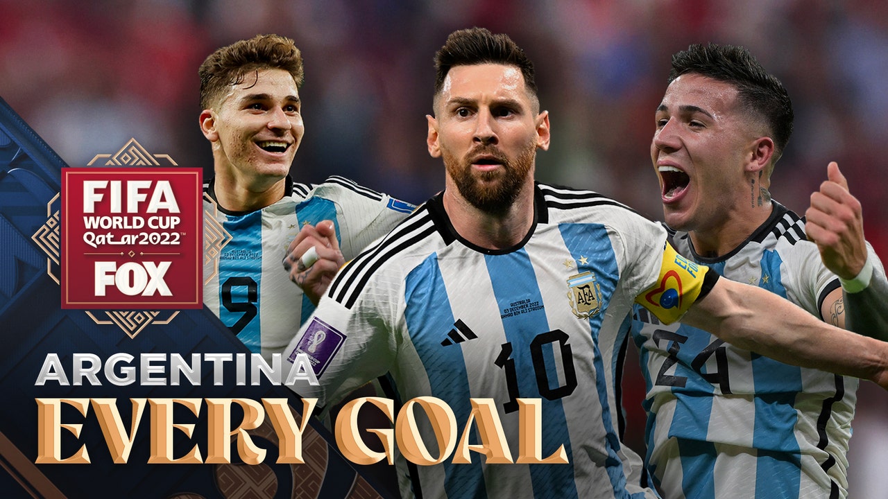 Lionel Messi, Enzo Fernández, Julián Álvarez & more in every goal for Argentina | 2022 FIFA World Cup
