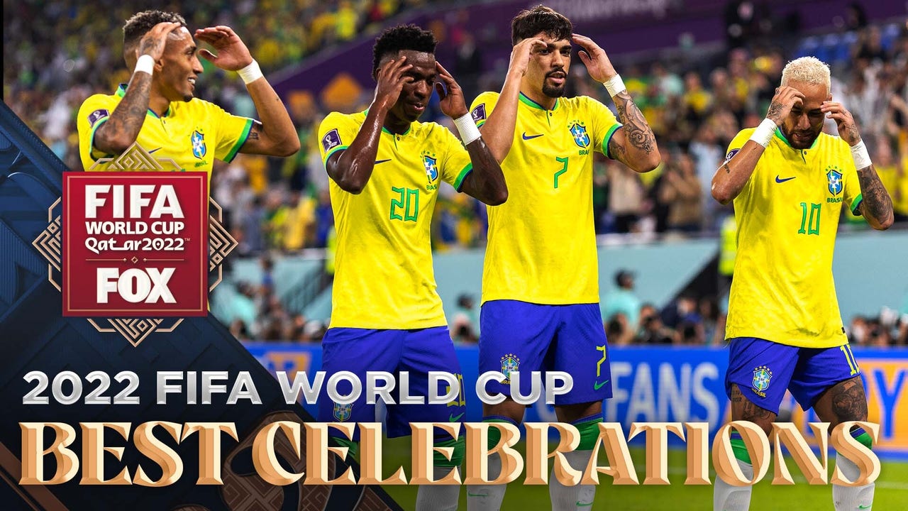 2022 FIFA World Cup Best celebrations of the tournament FOX Sports