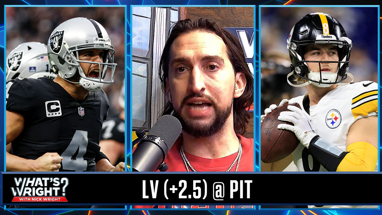 Nick breaks down why Raiders vs. Steelers will be closer than expected | What's Wright?