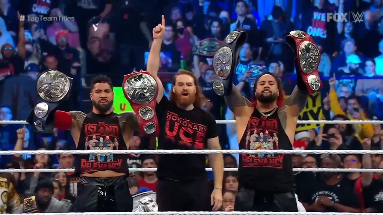 Hit Row face The Usos for the Undisputed WWE Tag Team Titles on SmackDown WWE on FOX