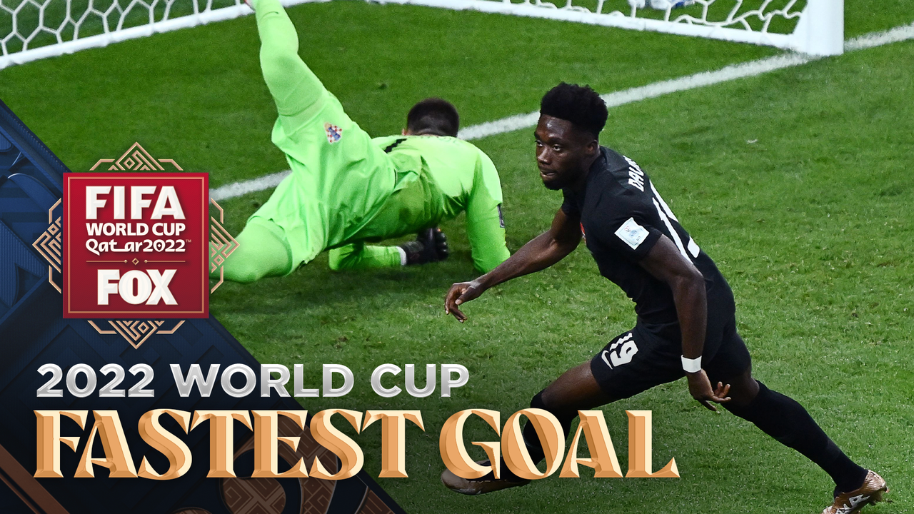 2022 FIFA World Cup: FASTEST goal of the tournament feat. Canada's Alphonso Davies