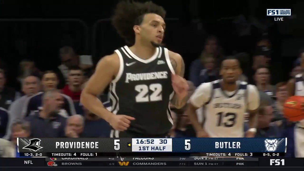 Providence, Devin Carter break out for NASTY fastbreak jam vs. Butler