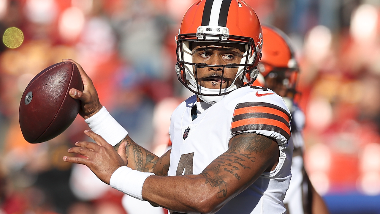 Deshaun Watson throws three touchdowns in Browns' 24-10 victory over Commanders