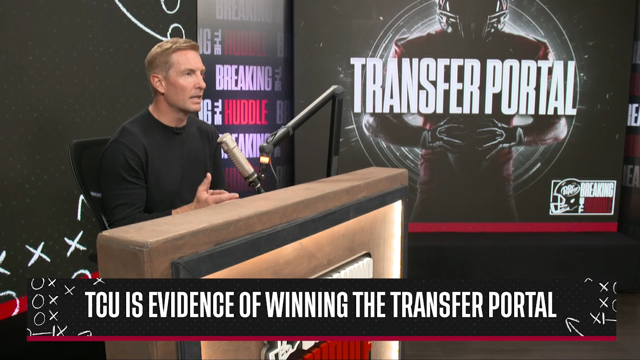 TCU's success is from winning the transfer portal | Breaking The Huddle