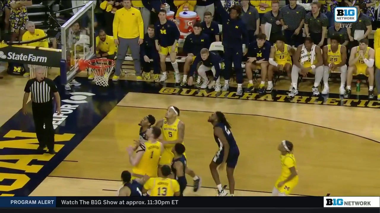 Dug McDaniel hits a jumper to put a bow on Michigan's 79-69 victory over Penn State