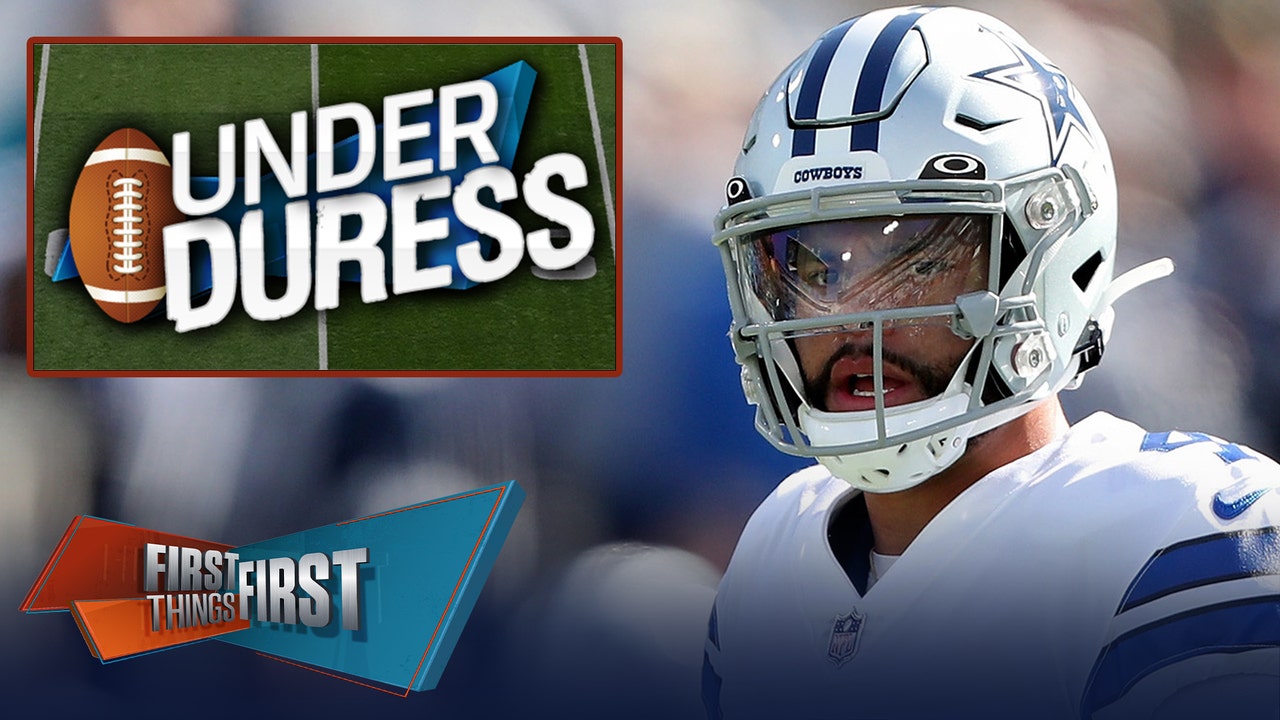Cowboys QB Dak Prescott is Under Duress entering Super Wild Card Weekend | FIRST THINGS FIRST