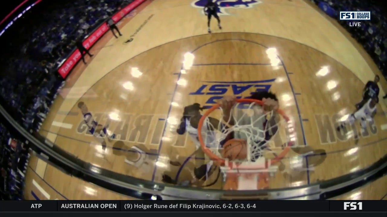 Andre Jackson Jr. hammers in a NASTY put-back slam extending UConn's lead over Seton Hall