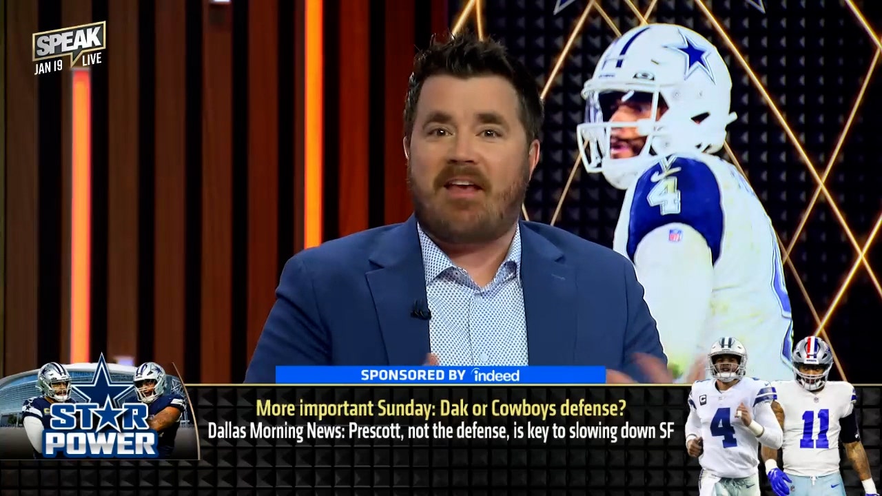Dak or Cowboys defense: More important Sunday vs. 49ers? | NFL | SPEAK 