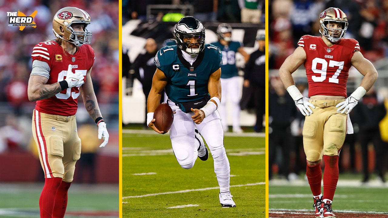 Jalen Hurts, Nick Bosa, George Kittle top Colin's best players of NFC  Championship Game, THE HERD