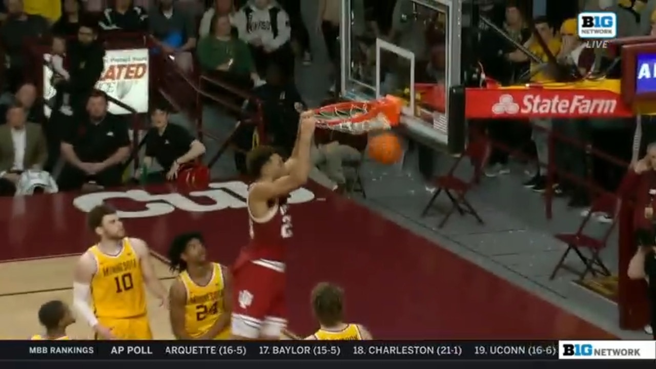 Trayce Jackson-Davis' MONSTER performance leads Indiana to comeback win over Minnesota