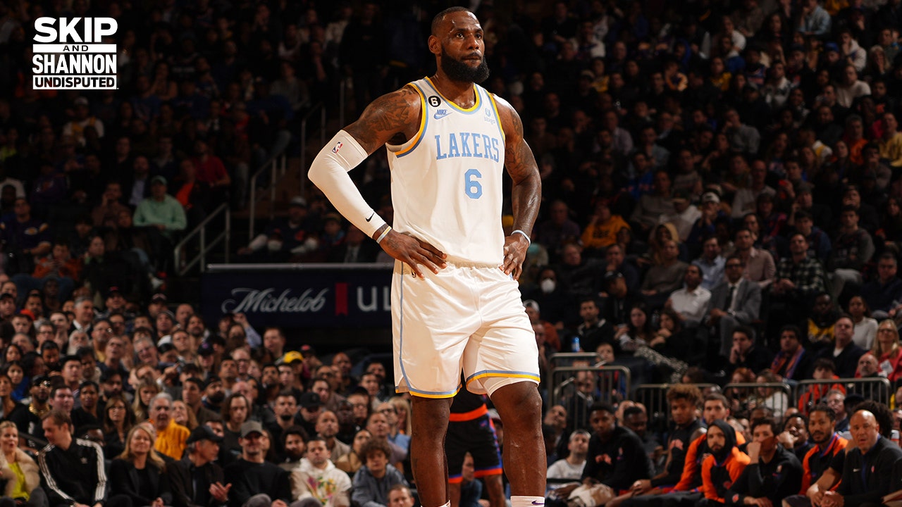 LeBron notches first triple-double of the season in 129-123 win vs. Knicks | UNDISPUTED