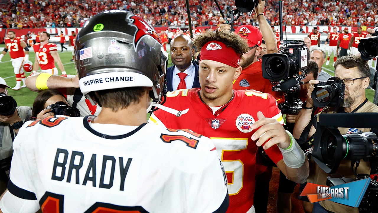 Patrick Mahomes reflects on Tom Brady's illustrious career | FIRST THINGS FIRST