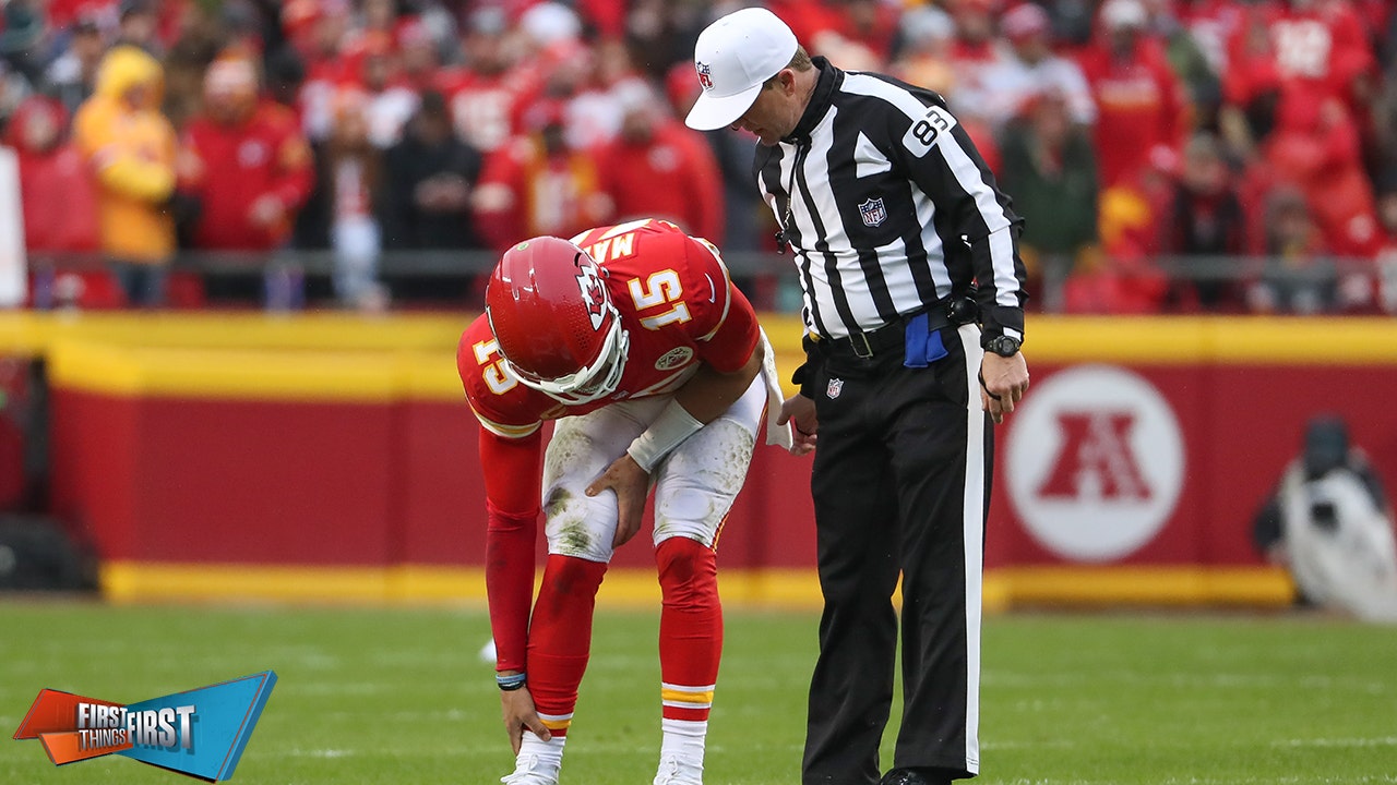 Patrick Mahomes describes playing with a high ankle sprain injury | FIRST THINGS FIRST