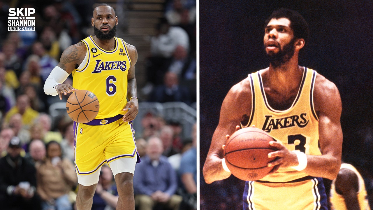 LeBron calls Kareem's scoring record 'one of the greatest records in sports' | UNDISPUTED