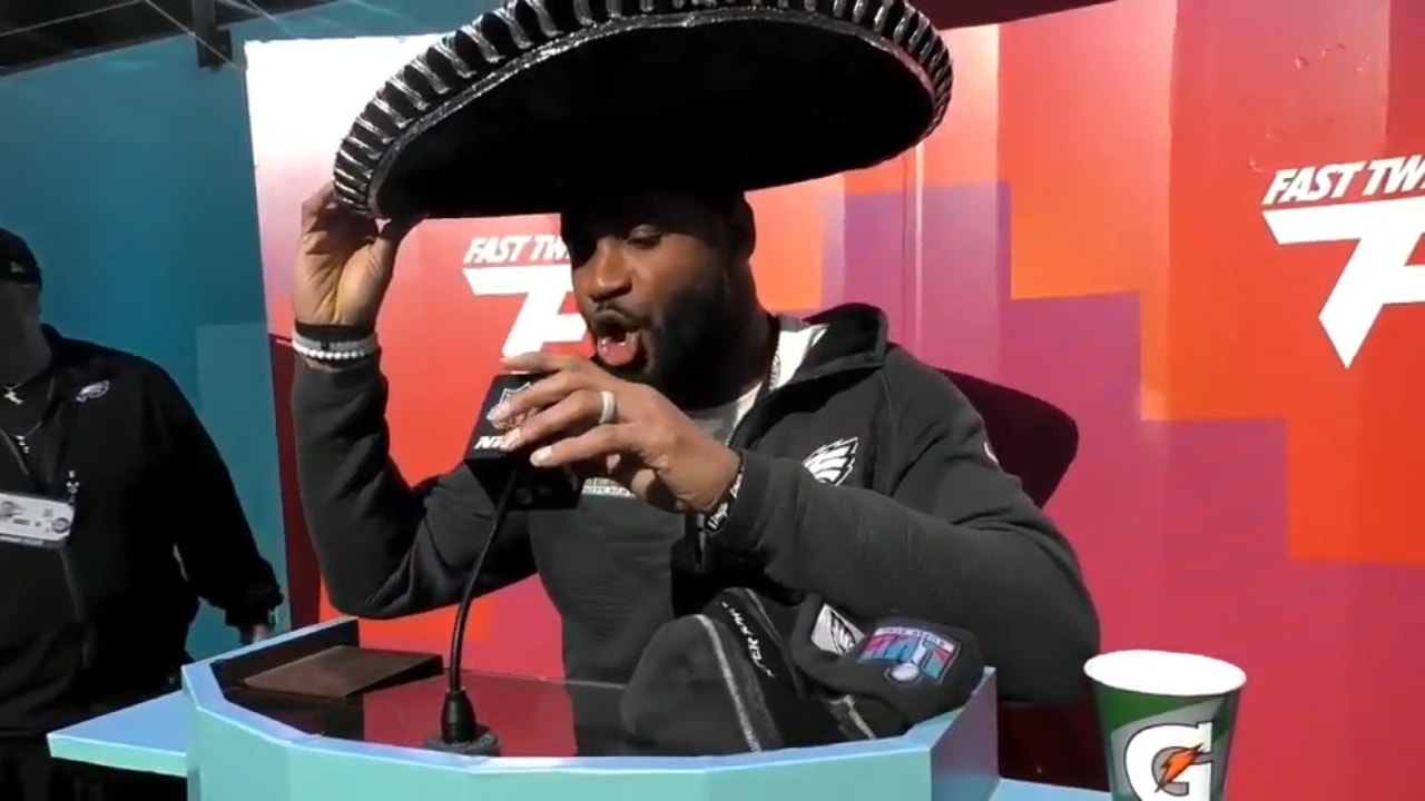 Eagles' Darius Slay puts on a sombrero and  proclaims '¡Viva México!' ahead of Super Bowl matchup vs. Chiefs