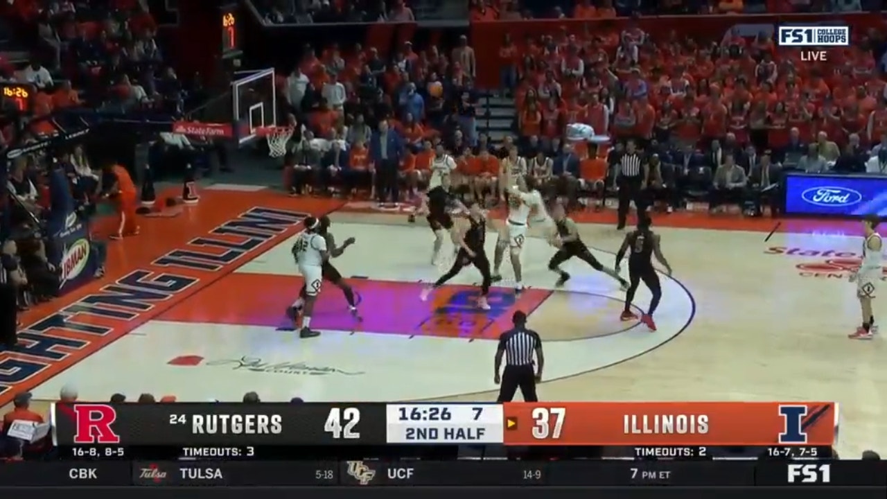 Illinois' Coleman Hawkins totals 18 points in comeback win over Rutgers