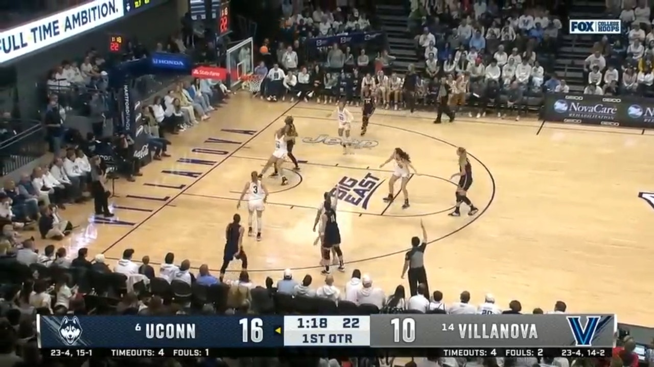 No. 6 UConn's Lou Lopez Sénéchal leads Huskies to victory with 22 points vs. No. 14 Villanova