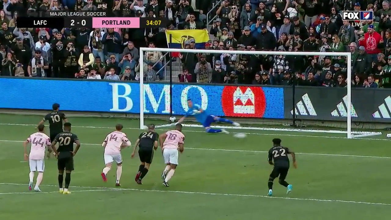 Carlos Vela capitalizes on a penalty kick to give LAFC a 2-0 lead