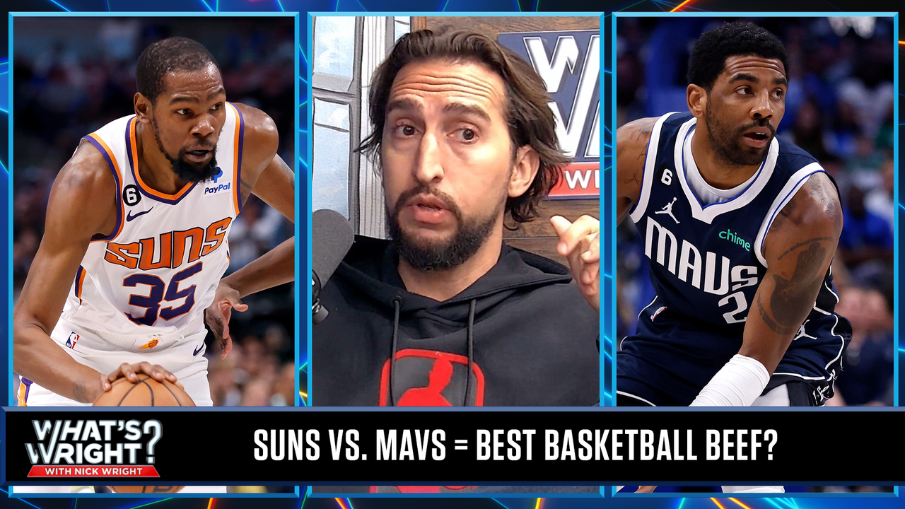snemand Glow Skære Suns vs. Mavericks looking like the best basketball beef? Nick decides |  What's Wright? | FOX Sports